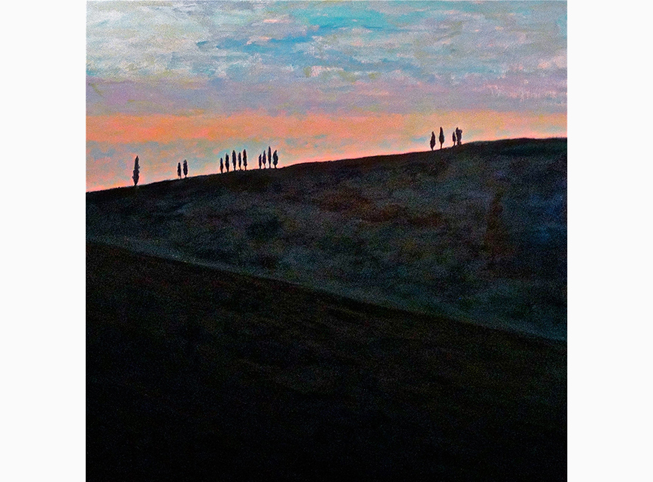 Sunset Near Certaldo  |  36” x 36”  |  o.c