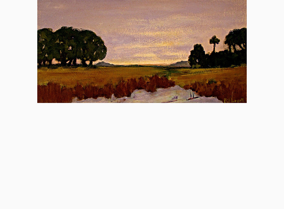 Cougar Point Links At Dawn  |  12” x 24”  |  o.c